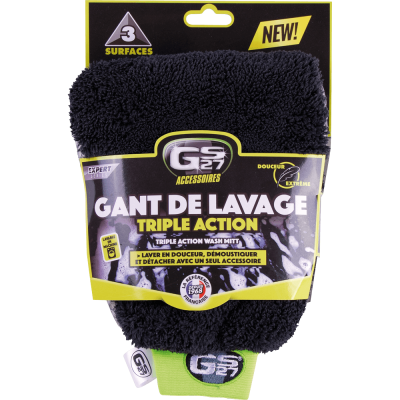 Gant de Lavage Triple Action