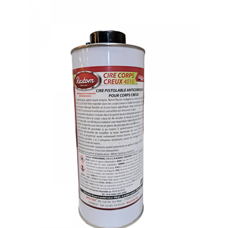 Protection corps creux 1 litre