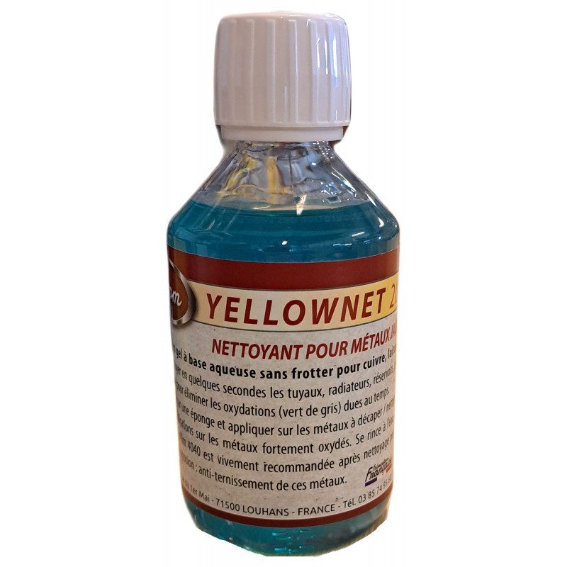 Yellownet 2080 nettoyant pour métaux jaunes