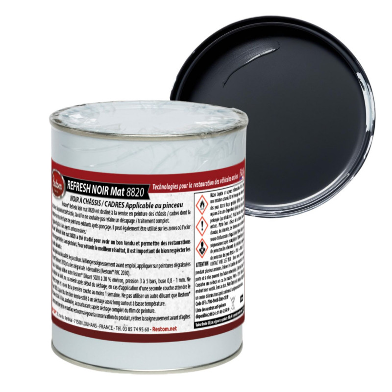 Peinture Refresh Noir 8820 Mat