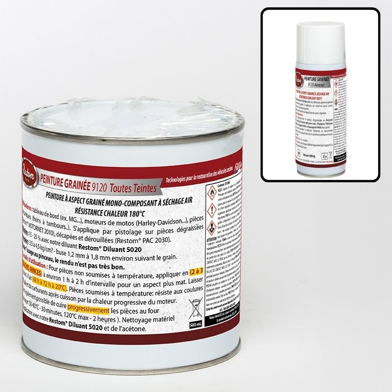 Peinture grainée 9120 pot ou aérosol Peinture grainée 9120 pot ou aérosol