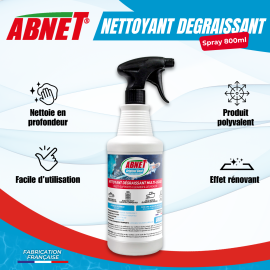 ABNET - Original Boat - Nettoyant Dégraissant Multi-usages Bateaux
