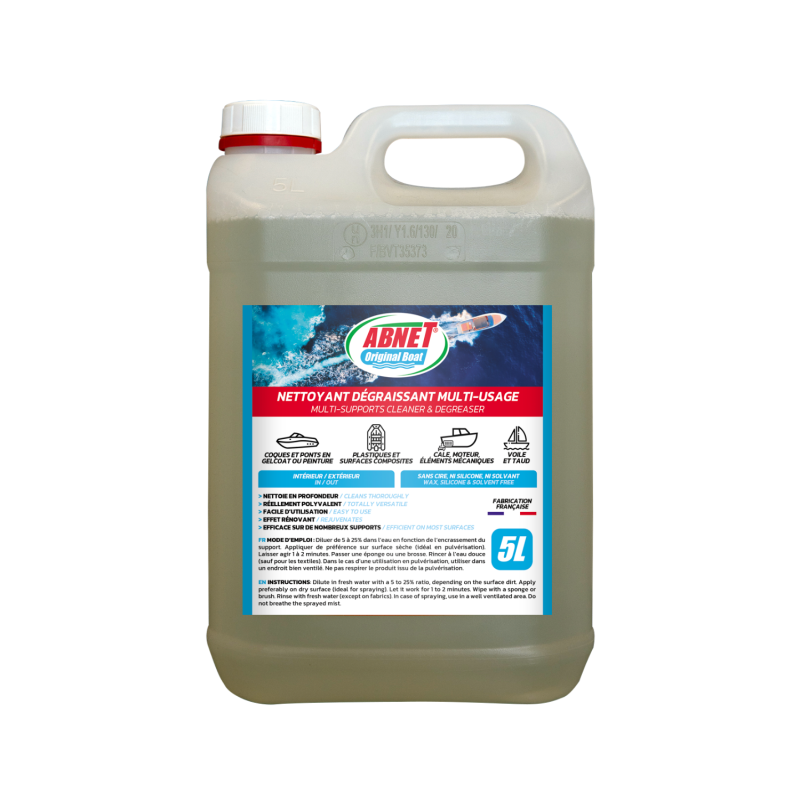Original Boat - Nettoyant Dégraissant Multi-usages Bateaux 5L