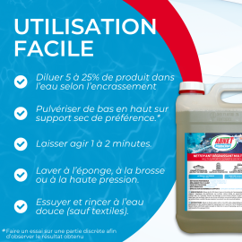 ABNET - Original Boat - Nettoyant Dégraissant Multi-usages Bateaux 5L