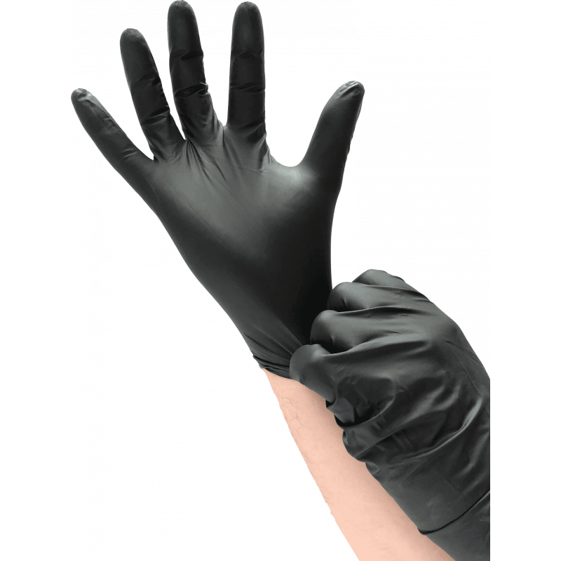 Gants Nitrile SUPERBLACK 7.5gr - Restom®